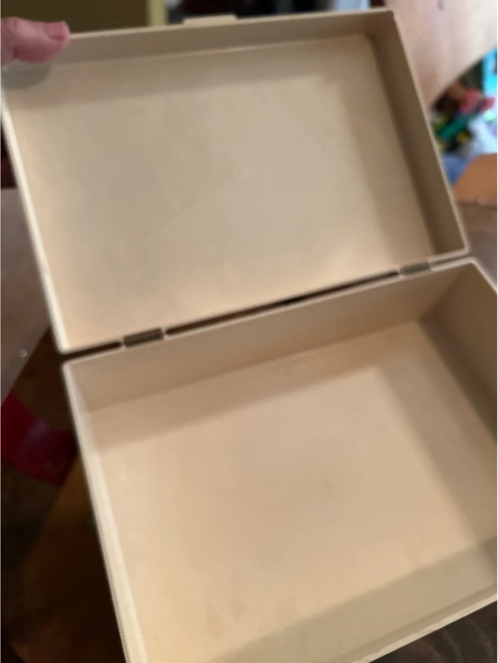 Vintage Curlers 'N Things Plastic Storage Box
